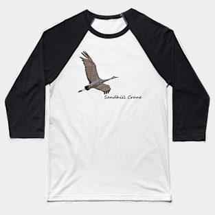 Sandhill Crane Baseball T-Shirt